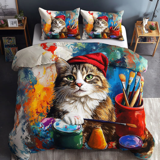 Artsy Cat Splash WN3006003CL Duvet Cover Set