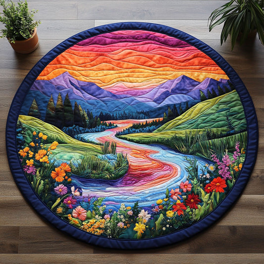 Nature Embrace CM1405008CL Quilted Round Mat
