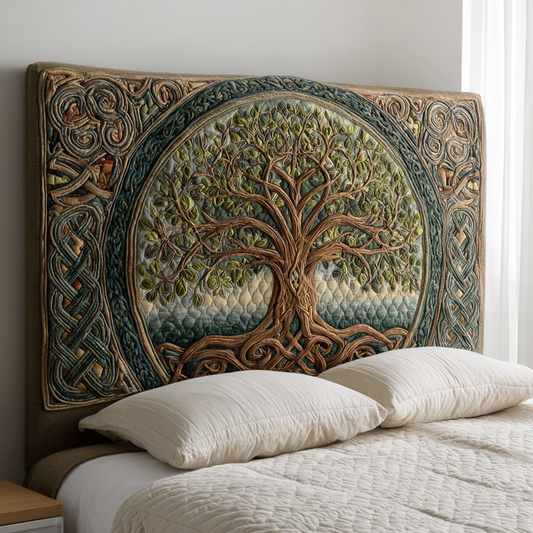 Tree Of Life XR1712017CL Quilted Headboard Slipcover
