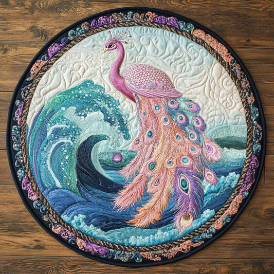Ocean Peacock WN2904041CL Quilted Round Mat