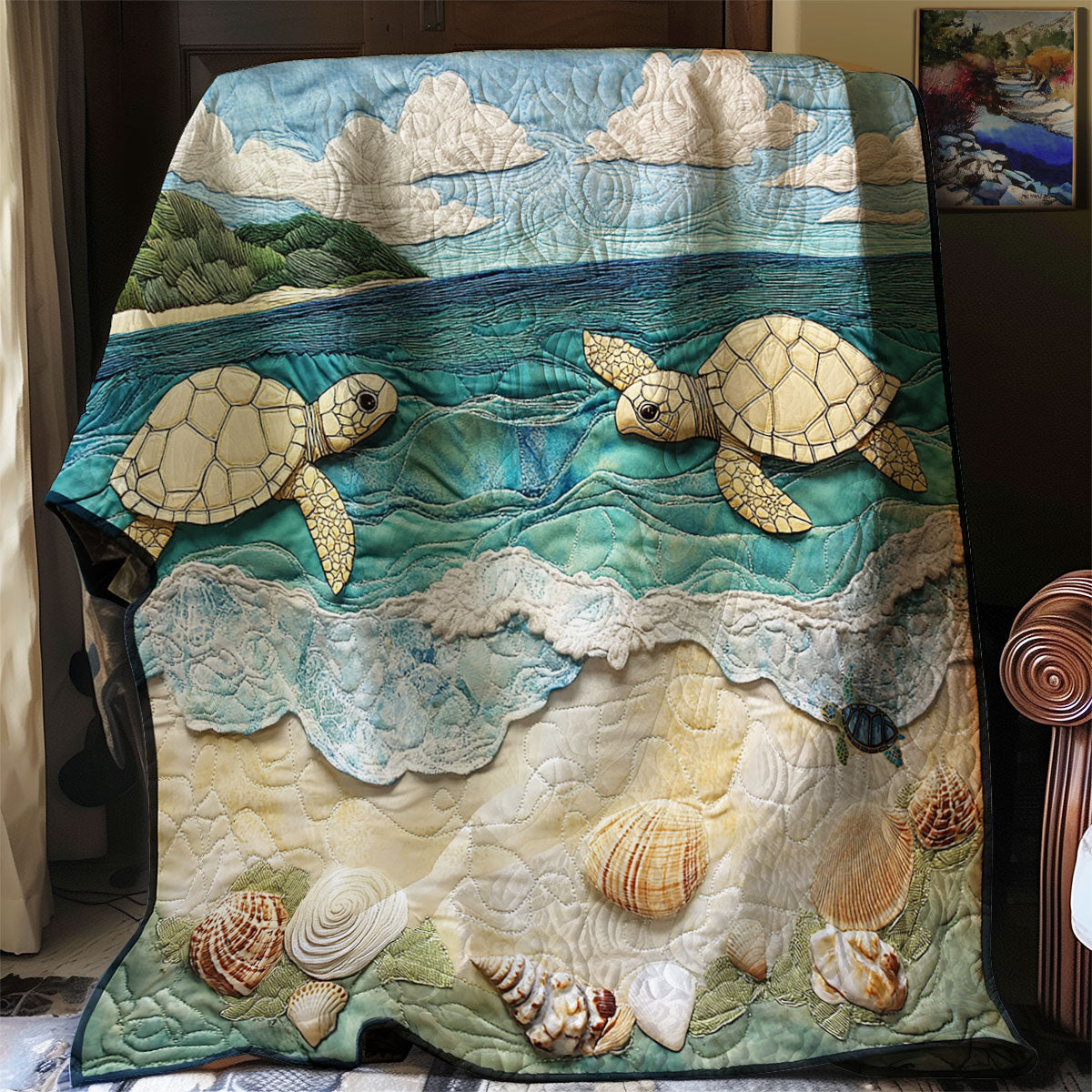 Sea Turtle WJ2112032CL Quilt