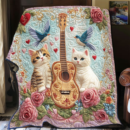 Kitten And Guitar WY3012021CL Quilt