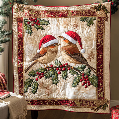Joyful European Robin WN2810049CL Quilt