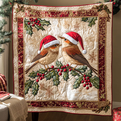 Joyful European Robin WN2810049CL Quilt