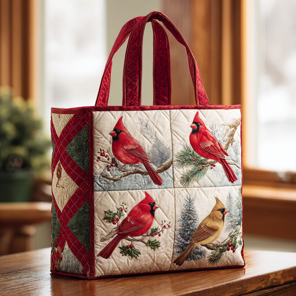 Cardinal Charm CW0711008CL Quilted Tote Bag