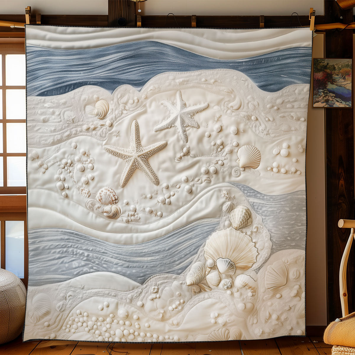 Pearl Ocean WY2907091CL Quilt