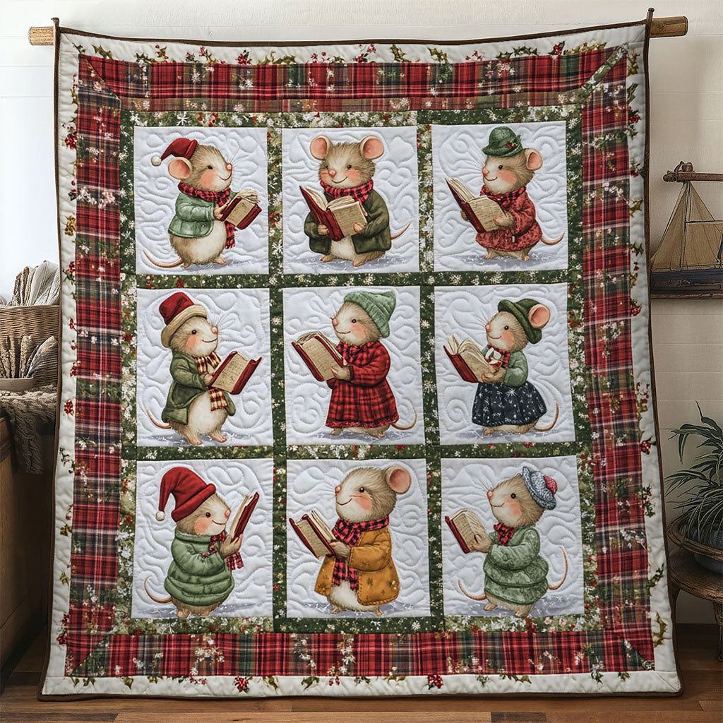 Festive Song Mouse WN1311038CL Quilt