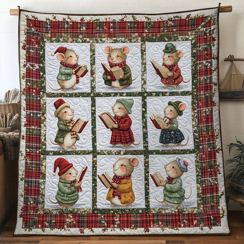 Festive Song Mouse WN1311038CL Quilt
