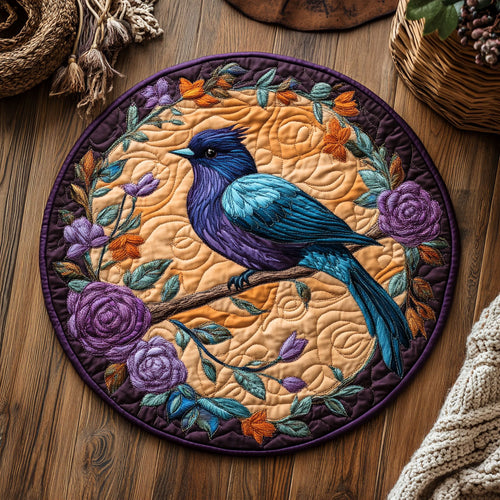 Violet Whisper WY2907088CL Quilted Round Mat