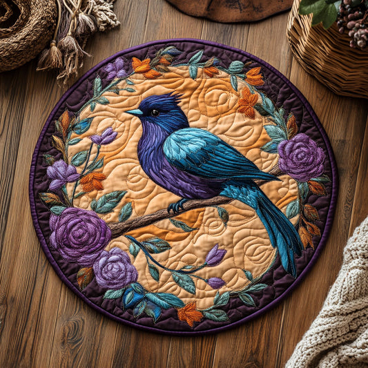 Violet Whisper WY2907088CL Quilted Round Mat