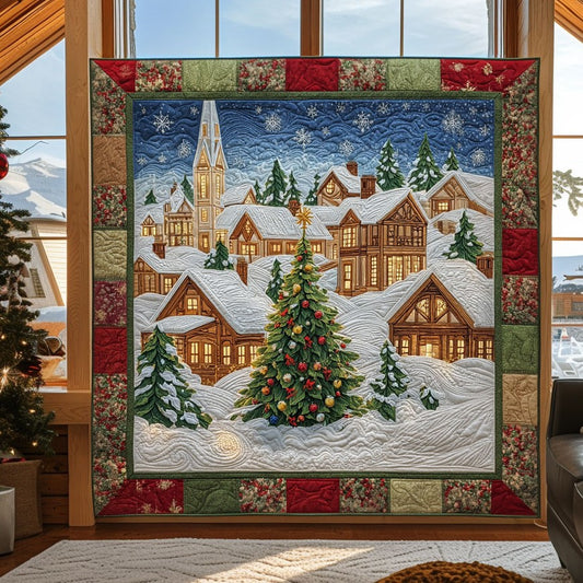 Christmas Village CW2510034CL Quilt