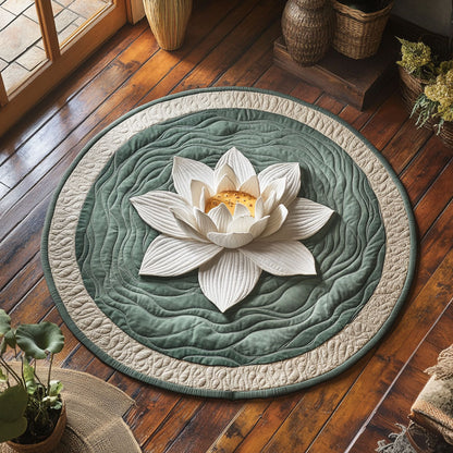 Water Whisper CP1808091CL Quilted Round Mat
