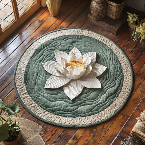 Water Whisper CP1808091CL Quilted Round Mat