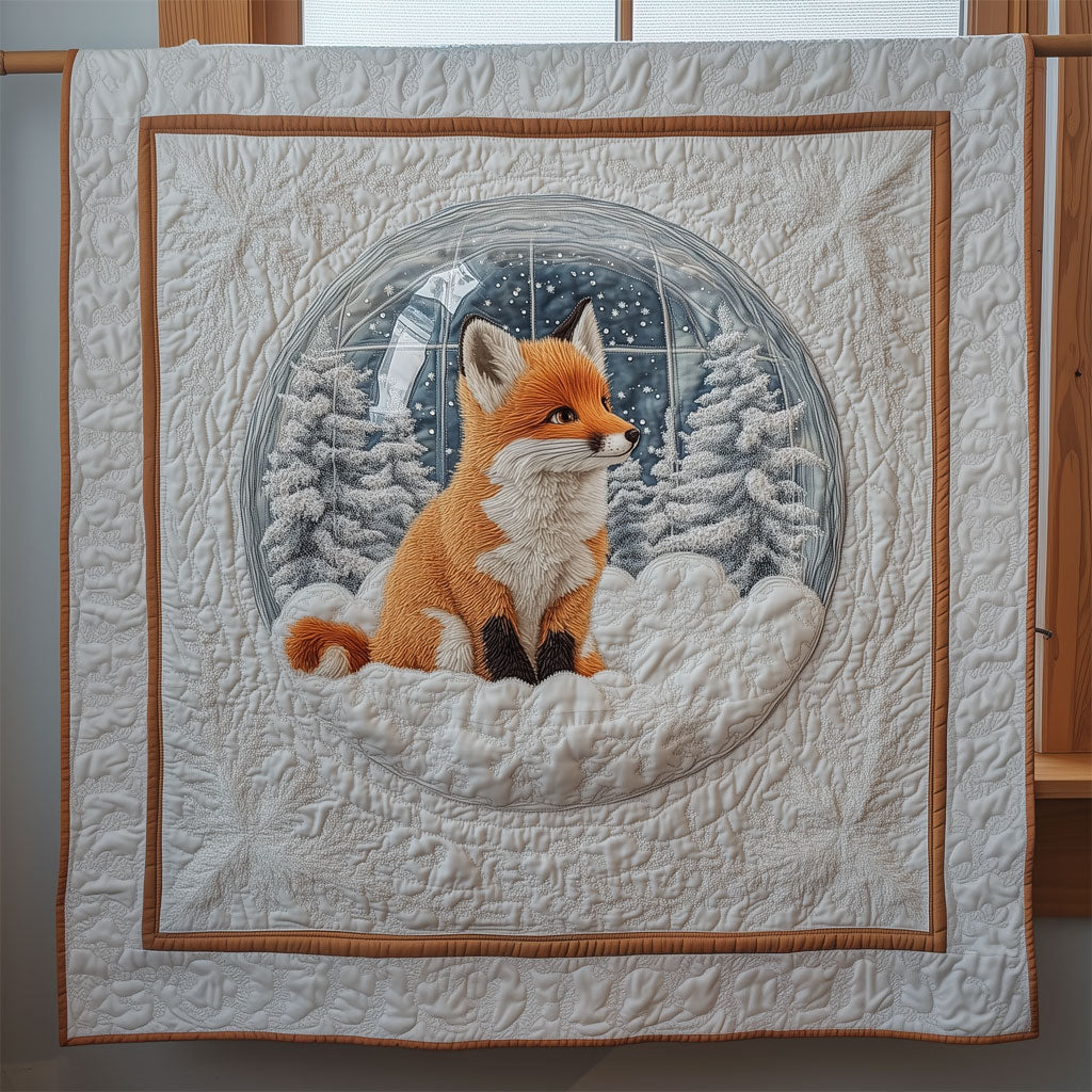 Fox Inside A Giant Snow Globe LT2309008CL Quilt