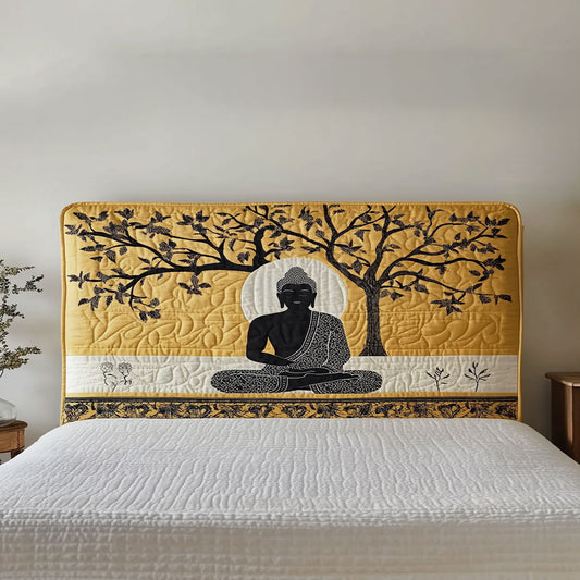 Golden Buddha WN3012018CL Quilted Headboard Slipcover