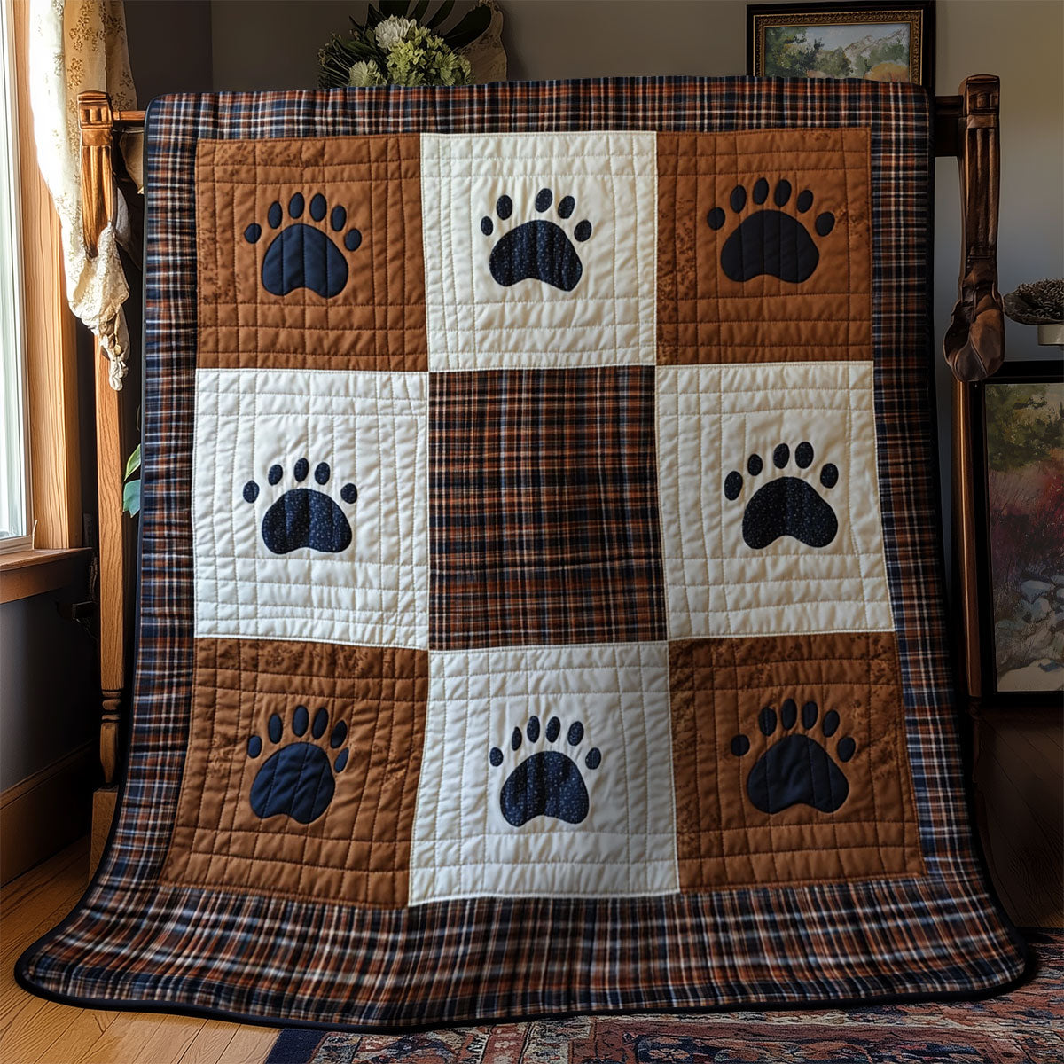 Lumberjack Paws WY0703028CL Quilt