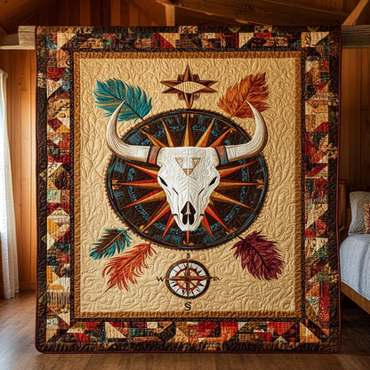 Desert Bull Skull WN2308036CL Quilt