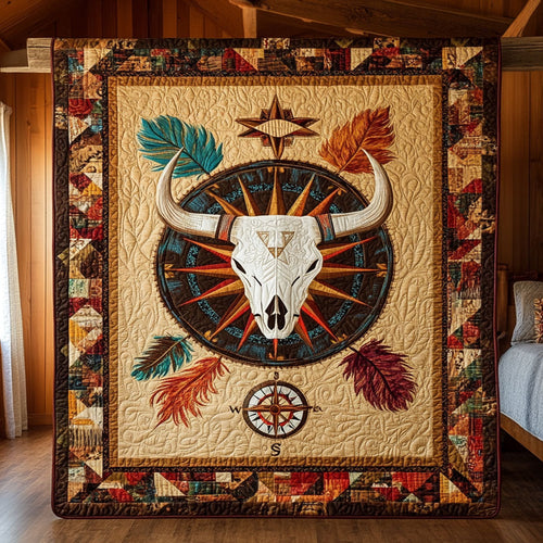Desert Bull Skull WN2308036CL Quilt