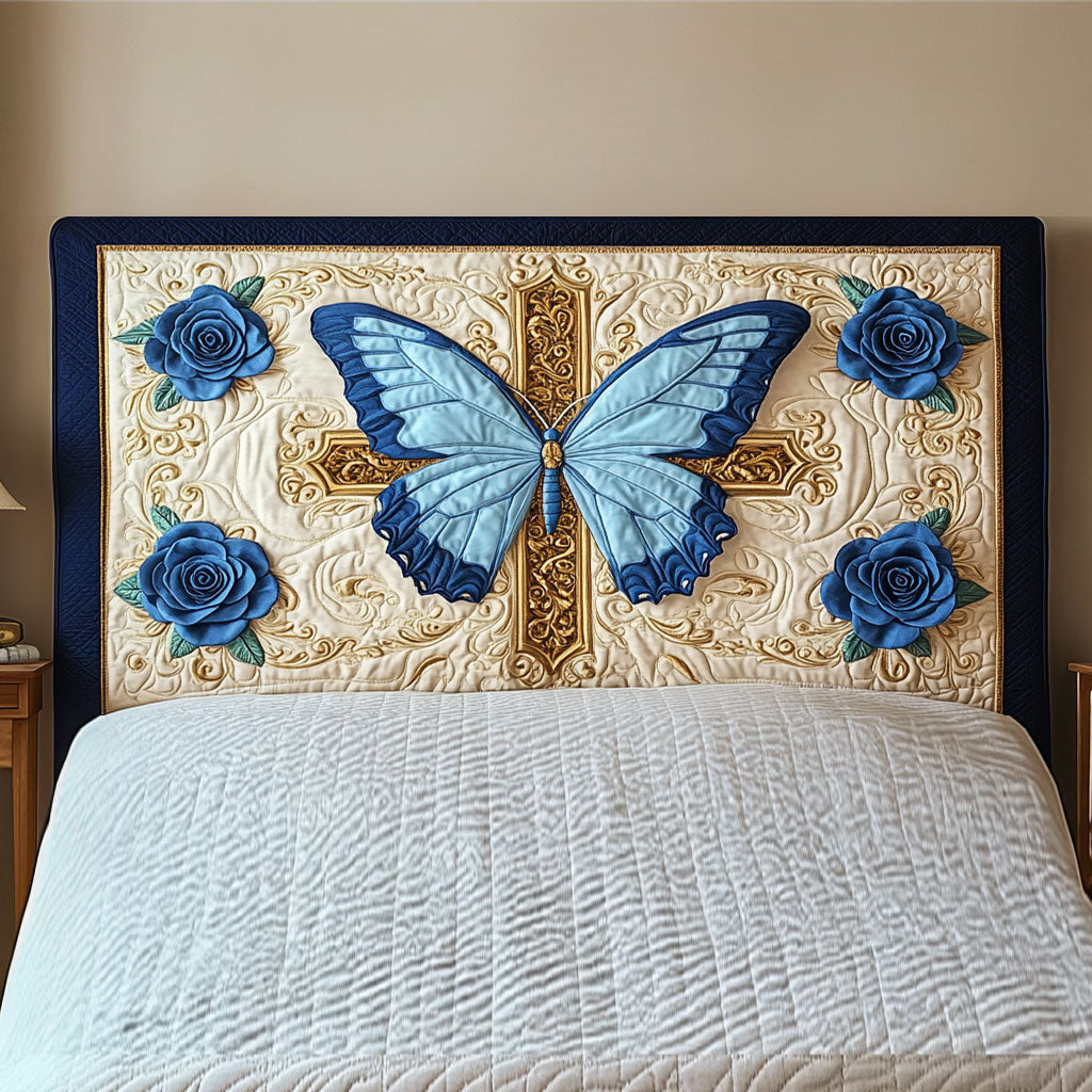Holy Butterfly QA1912001CL Quilted Headboard Slipcover