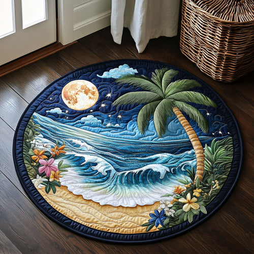 Wave Night WX2105048CL Quilted Round Mat