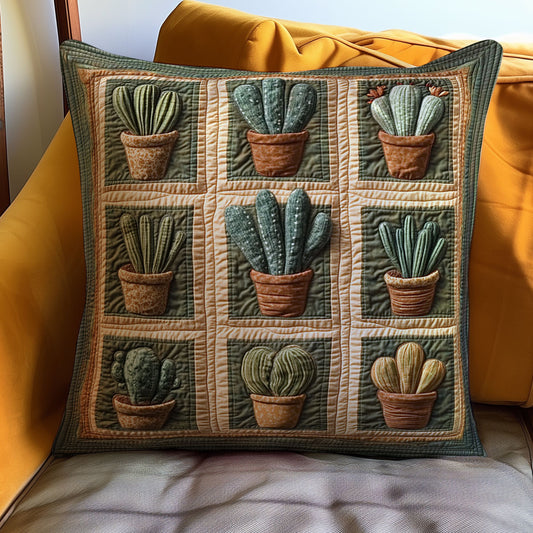 Vintage Cactus WJ2311048CL Quilt Pillow Case