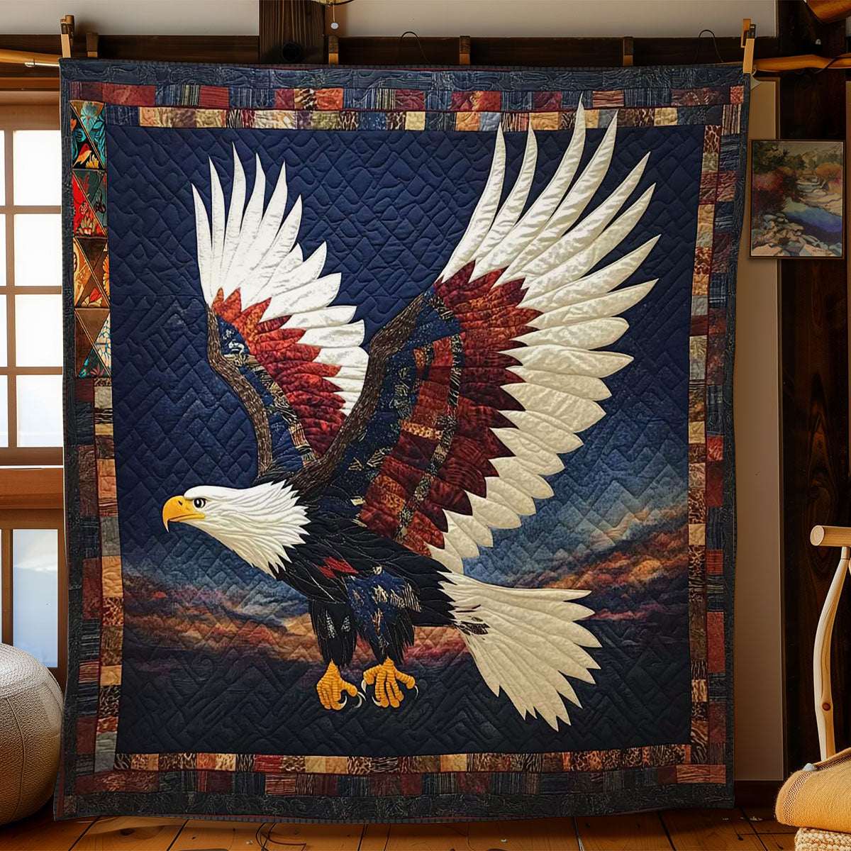 Spirit Eagle Flight WN2011058CL Quilt