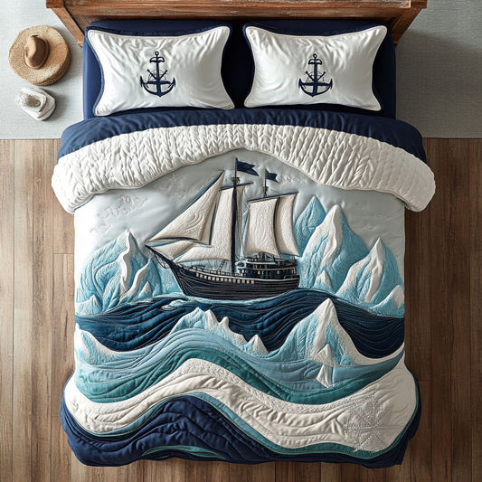 Frostbound Ship CP0609104CL Duvet Cover Set