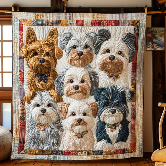 Terrier Friends CW1311006CL Quilt