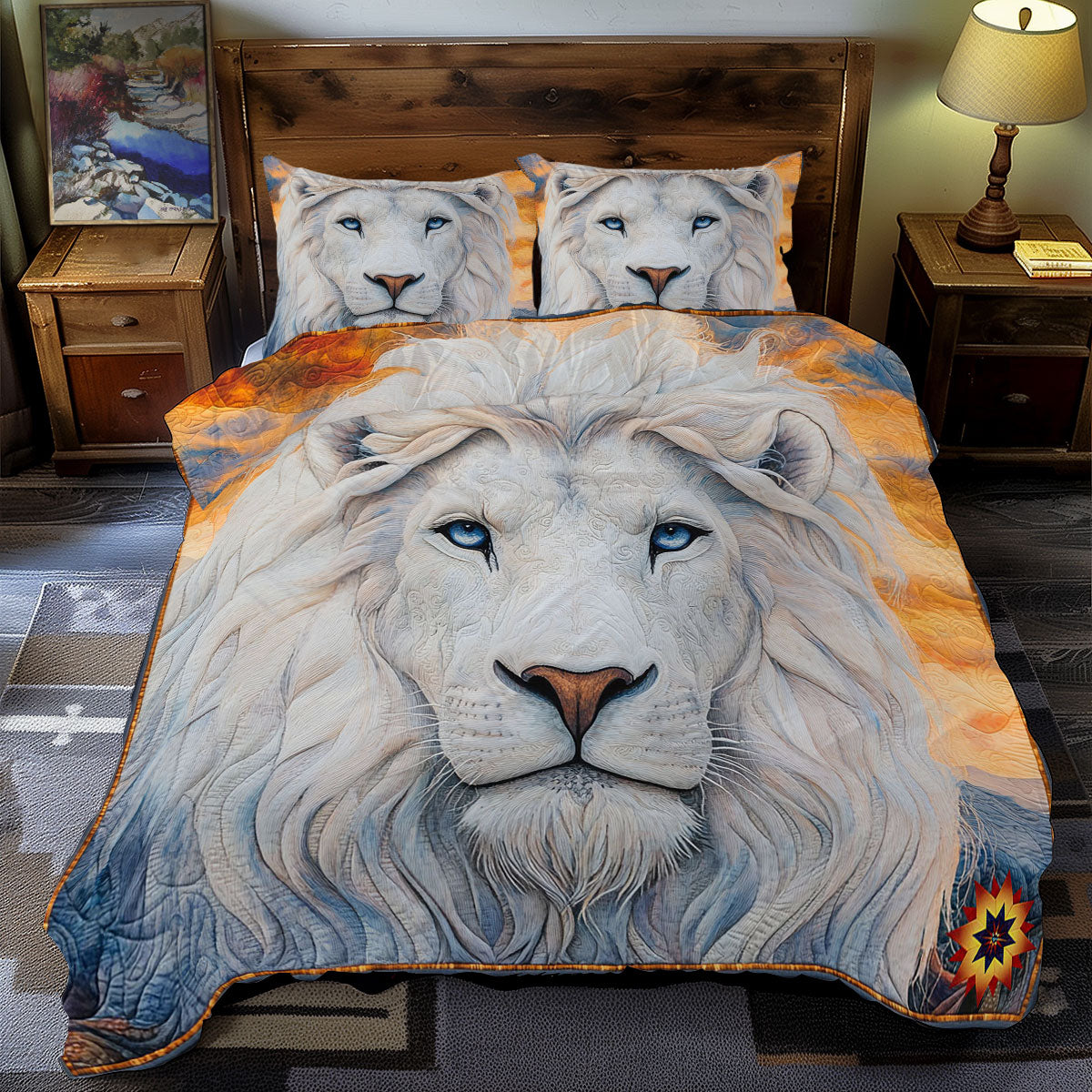 White Lion WY1012086CL Duvet Cover Set