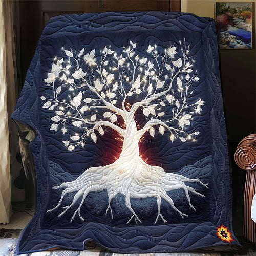 Snow Tree Of Life WY1912057CL Quilt
