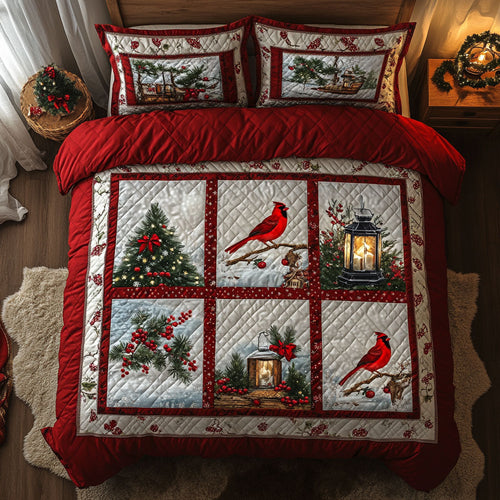 Cardinal Christmas CW0811002CL Duvet Cover Set