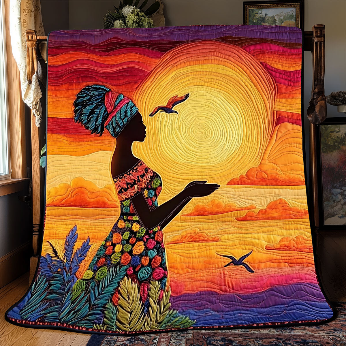 Africa Woman WX0502001CL Quilt