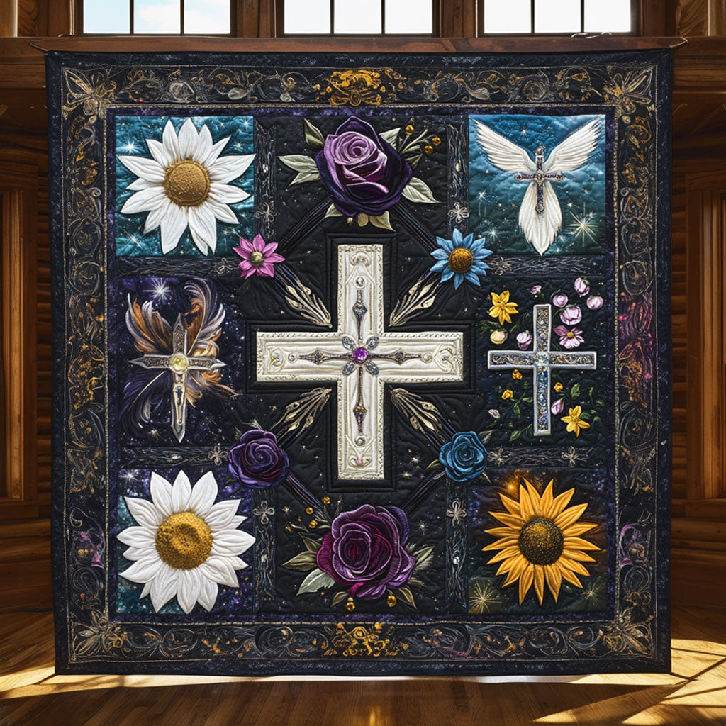 Heavenly Cross WN2108064CL Quilt