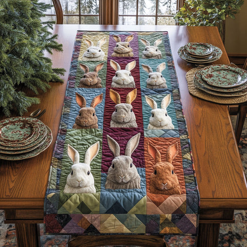 Bunny Box WJ2310303CL Quilted Table Runner