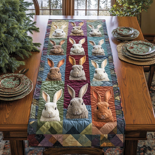 Bunny Box WJ2310303CL Quilted Table Runner
