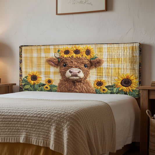 Sunflower Cow CP1912002CL Quilted Headboard Slipcover