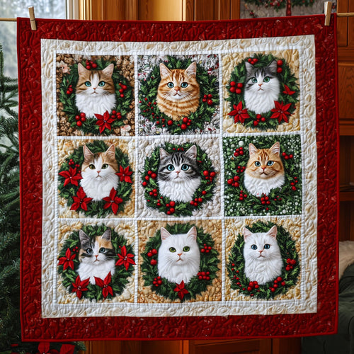 Yuletide Cat LT1011005CL Quilt