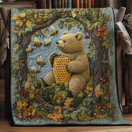 Honey Bear Haven WY1004017CL Quilt
