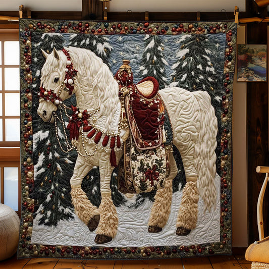 Royal Christmas Horse WN0601014CL Quilt