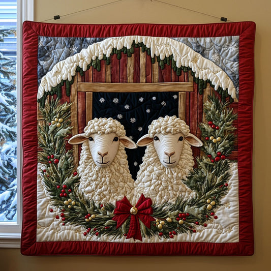 Christmas Sheep KL1711001CL Quilt