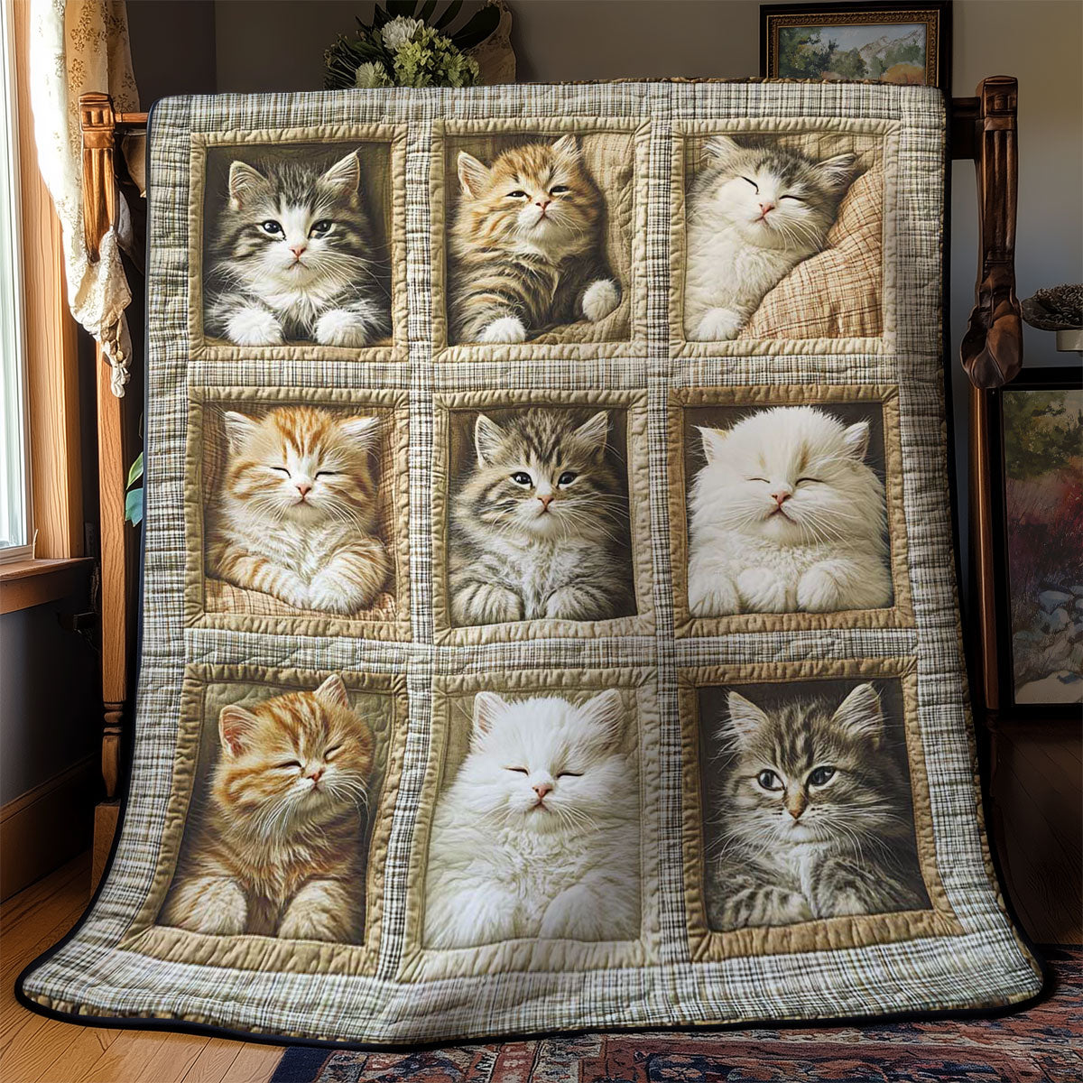 Classic Cat Portraits WN0601059CL Quilt