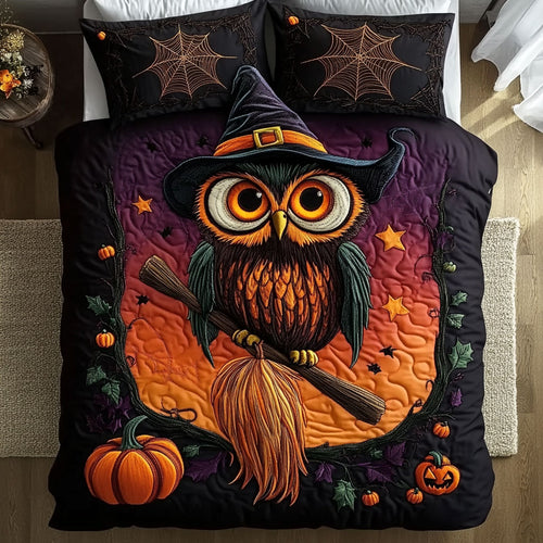Owl Witch Ride WN0310052CL Duvet Cover Set
