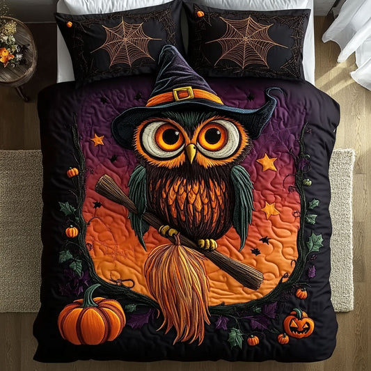Owl Witch Ride WN0310052CL Duvet Cover Set