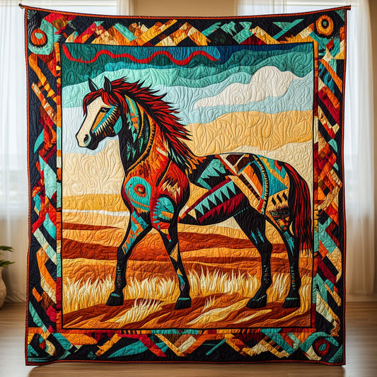 Horse Art CQ0606028CL Quilt