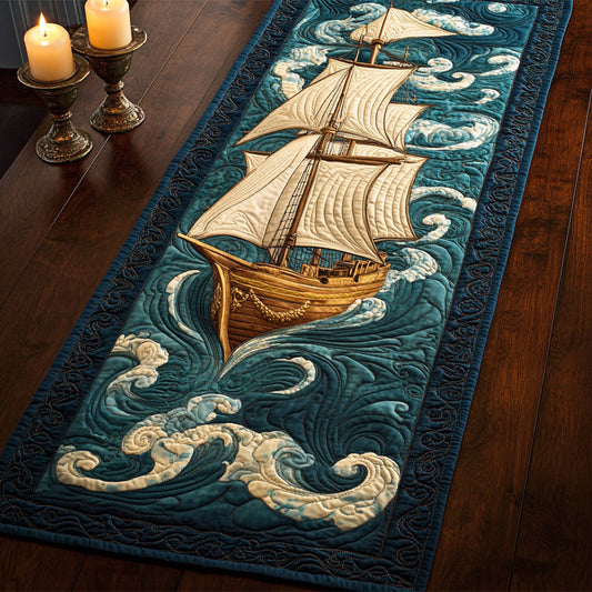 Sail and Serenity CM0306046CL Quilted Table Runner