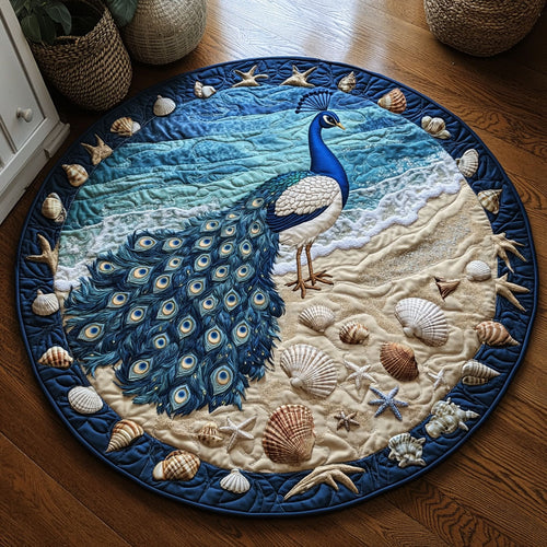 Coastal Serenity WY1408053CL Quilted Round Mat