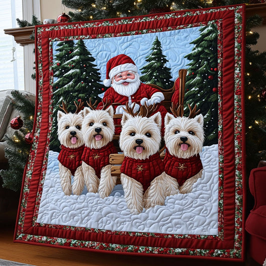 Festive Terriers KL1211005CL Quilt