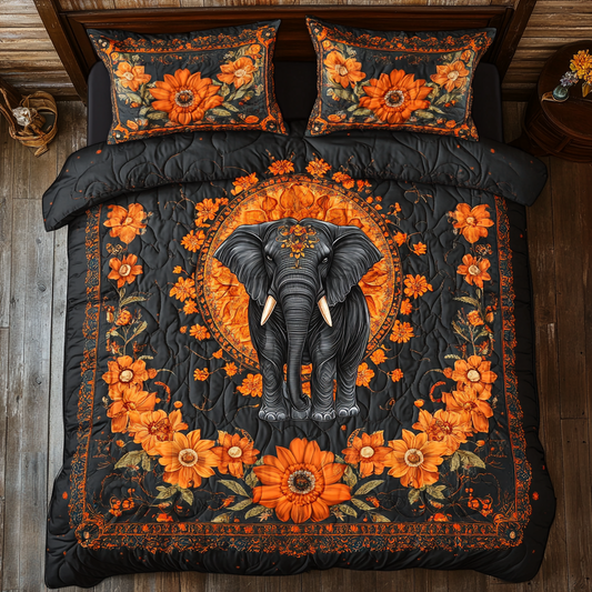 Black Elephant WY1001008CL Duvet Cover Set
