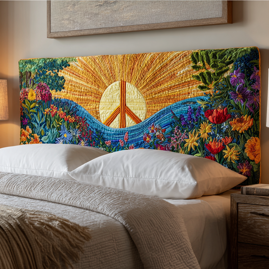 Sunshine Hippie XR2512004CL Quilted Headboard Slipcover