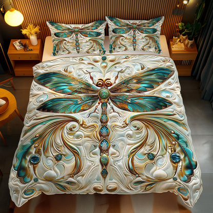 Emerald Dragonfly WJ0412046CL Duvet Cover Set